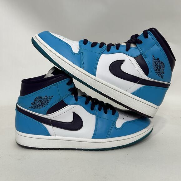 Nike Air Jordan 1 Mid Retro “Hornets/Purple Blue White” main image 4